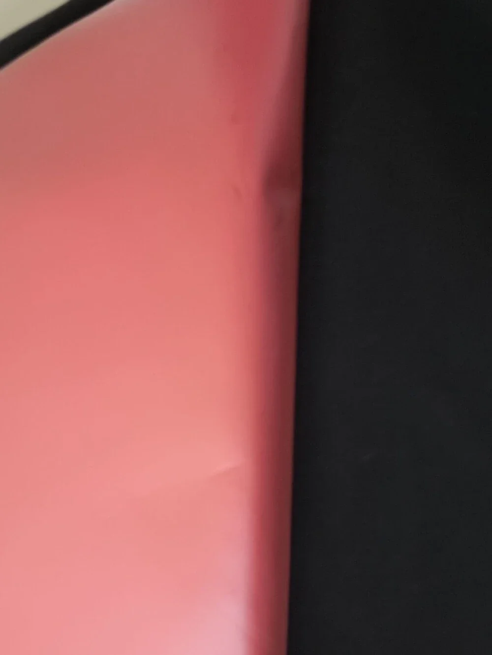 Red Structured  Laptop Bag with Tan Handles